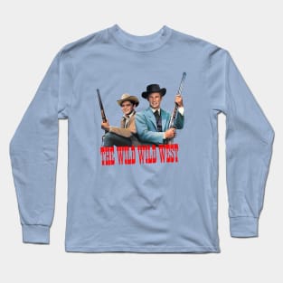 The Wild Wild West - Jim West, Artemus Gordon - 60s Sci Fi Western Long Sleeve T-Shirt